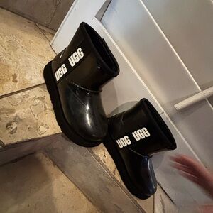 UGG Black Clear Mini Boots Toddler
